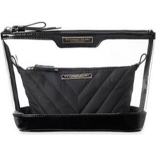 Victoria's Secret Am/pm Ikili Makyaj Çantası Siyah