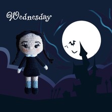 Ezgi's Babies Wednesday Addams Amigurumi Bebek Oyuncak El Örgüsü Addams Family