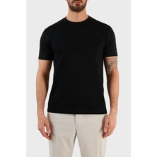 Emporio Armani Logolu % 100 Pamuk Regular Fit Bisiklet Yaka T Shirt Erkek T Shirt 8N1TD2 1jgyz 0975