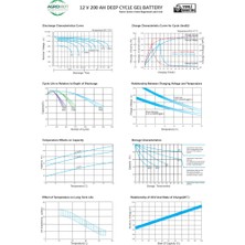 Agromot Jel Akü 12V 200AH Agromot