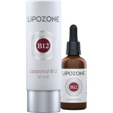 Lipozone Lipozomal Vitamin  B12 Takviye Edici Gıda 60 ml Damlalıklı Şişelerde