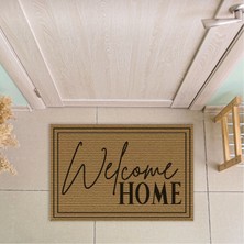 Decovetro Welcome Home Desenli Kapı Önü Halı Paspas