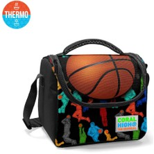 Coral High Kids Siyah Basketbol Toplu Thermo Beslenme Çantası 11809