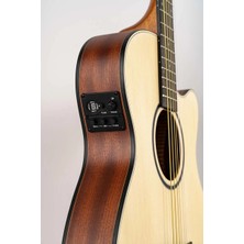 Valler AGX300 Thinbody Ince Kasa Ladin Ağacı Elektro Akustik Gitar