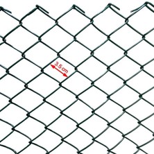 Cihan Çit Pvc Kaplı Örgü Tel Bahçe Çiti - 3,00 mm Kalınlık 35X35 Göz Aralığı H:50 cm L:10 Metre