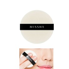 Missha Compressed Flocking Puff (Yuvarlak)