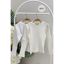 Mojo Bebek Mojo Kız Çocuk Basic Kaşkorse Body 3480 Krem