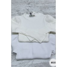 Mojo Bebek Mojo Kız Çocuk Basic Kaşkorse Body 3480 Krem
