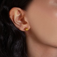 Adil Idil Kuyumculuk 14 Ayar Sade Fix Küpe