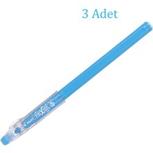 Pilot Frixion Ball Stick Roller Silinebilir Jel Kalem 0.7 mm Turkuaz F16-LB 3 Adet