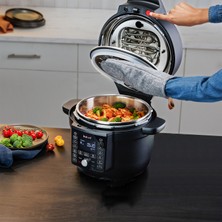 Instant Pot Duo Crisp Ultimate Kapaklı 13’ü 1 Arada 6.2 lt Basınçlı Pişirici