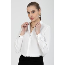 Pera Moda Jessica Arkası Uzun Önü Kısa Bluz