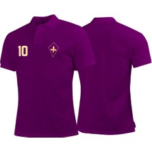 Offside Clothes Fiorentina - I Viola Retro Polo Tişört