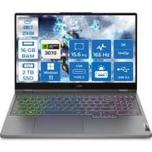 Lenovo Legion 5 Intel Core i7 12700H 16GB 2TB SSD 8GB RTX3070 Windows 11 Pro 15.6'' WQHD Taşınabilir Bilgisayar 82RB00DCTX009