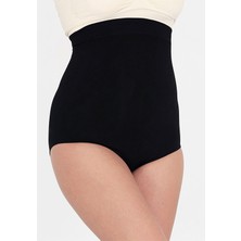 Secret Moda Toparlayıcı Inceltici Sıkılaştırıcı Yüksek Bel Slip Korse Siyah10