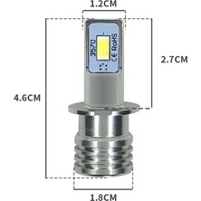 Femex Nova H3 Buz Mavisi Fansız LED  Ampul 4800 Lumen