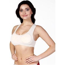 Secret Moda Kadın Kalın Askılı Pedli Sporcu Büstiyer Korse10