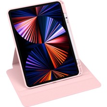 ESR  Apple iPad Pro 11 2021 3. Nesil Kalem Bölmeli Yatay ve Dikey Standlı Dönebilen Thermix Kapaklı Kılıf A2377/01 A2459/60 Seri