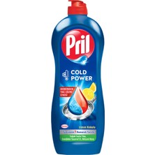 Pril Cold Power Kendinden Yağ Çözme Etkili Sıvı Bulaşık Deterjanı Limon Aromalı 675g/ 653m