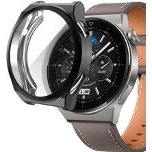 Coofbe Huawei Watch Gt 3 Pro 46MM Ful Kaplama Koruyucu Kılıf, Soft Silikon Darbe Emici Saat Kılıf