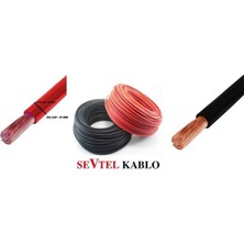 Sevtel 25 mm Akü Kablosu (Kırmızı) (1 Mt)