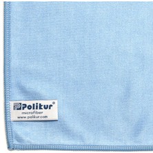 Polikur Mikrofiber Cam Bezi Mavi 40X40 cm - 3 Adet