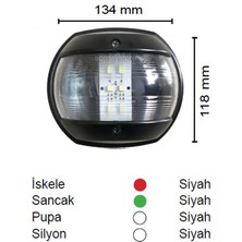 SL30 Tekne Seyir Feneri 12-24V LED Silyon