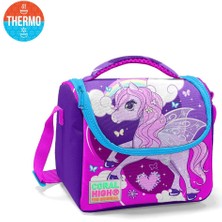 Coral High Kids Mor Pembe Unicorn Desenli Thermo Beslenme Çantası 11708