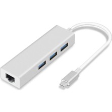 Daytona FC05 4ın1 USB 3.0 To RJ45 Ethernet Lan Dönüştürücü Çevirici Adaptör