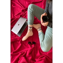 Nixora 6'lı Garfield Sünger Bop Gülen Yüzler Desenli Unisex Çift Tenis Çorabı Kutusu
