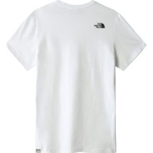 The North Face M SS Never Stop Explorıng Tee Beyaz Erkek T-Shirt NF0A7X1MFN41