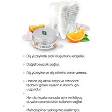 T-Brush Portakallı Diş Macunu Tableti Florürsüz + Ağız Çalkalama/gargara Tableti Alkol İçermez 75 Tablet