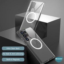 Microsonic Samsung Galaxy S23 Ultra Kılıf Magsafe Clear Soft Şeffaf