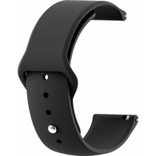 Microsonic Amazfit Gtr 2e 47MM Silicone Sport Band Siyah