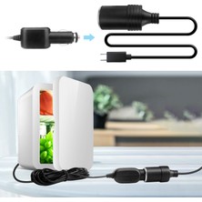 Haoruiqi 5ft USB C Araba Şarj Cihazı 15V3A 45W Araç Şarj Cihazı Type C Type Cirave Kablosu - Siyah (Yurt Dışından)