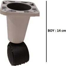 Tekerli Sehpa Ayağı Akıllı Masa Ayak Tekerli 4.adet