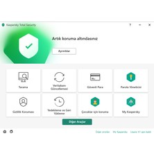 Kaspersky Total Security | 3 Kullanıcı 1 Yıl Dijital Lisans Anahtarı | Resmi Bayi Orijinal Lisans