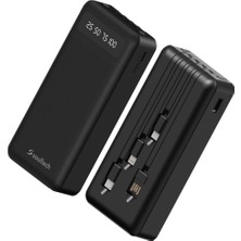 Soultech BT242 Hydra 20.000 Mah Powerbank 3in1 Siyah