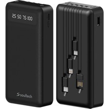 Soultech BT242 Hydra 20.000 Mah Powerbank 3in1 Siyah