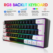 Leaven K620 Rgb 61 Tuş Mavi Switch Kablolu Tam Mekanik Klavye