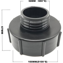 DN50 Ibc Tote Tank Adaptörüne Profesyonel Ibc Tote Adaptörü (Yurt Dışından)