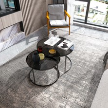 Dekoport Milas Orta Sehpa - Füme Cam