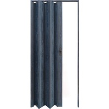 Faran Dekorasyon 130 x 215 Antrasit Renk Camsız Pvc Akordiyon Kapı - Frnakmodel-1-22