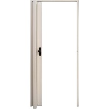 Faran Dekorasyon 87 x 215 Beyaz Renk Camlı Pvc Akordiyon Kapı - Frnakmodel-1-43