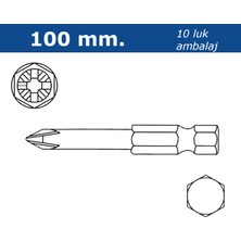 Proscr  Proscr SCR03185- PZ2-100 Mm Pozi Bits Uç