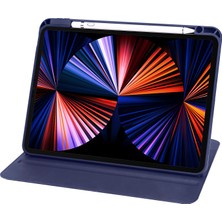 Vendas Apple iPad Air 10.9 2022 (5.nesil) Uyumlu Termik Kalem Bölmeli Dönebilen Standlı Kılıf