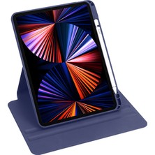 Vendas Apple iPad Air 10.9 2022 (5.nesil) Uyumlu Termik Kalem Bölmeli Dönebilen Standlı Kılıf