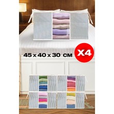 Esti 4 Adet Pencereli Kazak Giysi Hurcu- 45*40*30 cm