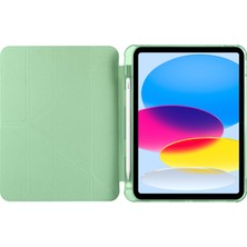 Vendas Apple iPad 10.9 2022 (10.nesil) Tri Folding Kalem Bölmeli Standlı Kılıf