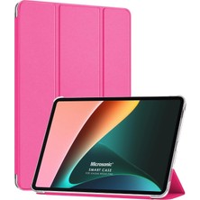 Microsonic Xiaomi Redmi Pad Kılıf Slim Translucent Back Smart Cover Pembe